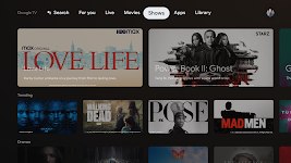 screenshot of Google TV Home
