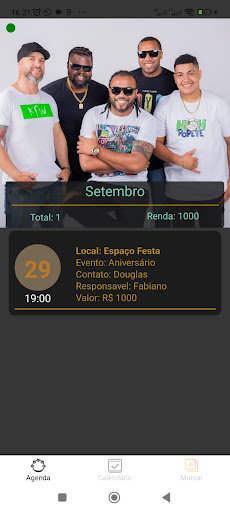 Android application Agenda NE67 screenshort