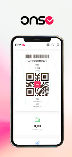 Android application Onso İşletme screenshort