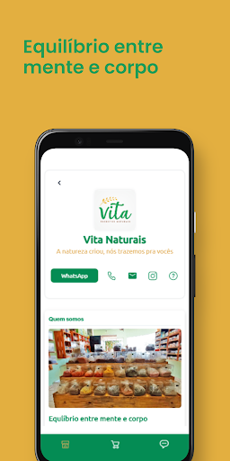 Android application Vita Naturais screenshort