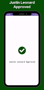 Justin Leonard Approved