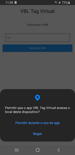 Android application VBL Tag Virtual screenshort