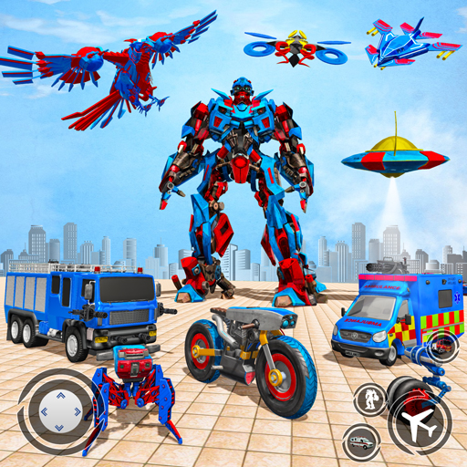 Police Fire Truck: Robot Games logo