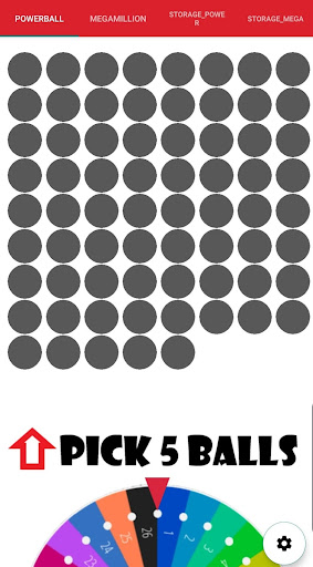 Android application RouletteBall -PowerBall/MegaMi screenshort