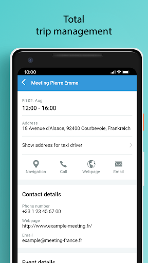 TravelMobile Safe Trip Screen 3
