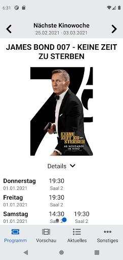 Kino Lahnstein Screen 2