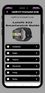 Letsfit E22 Smartwatch Guide