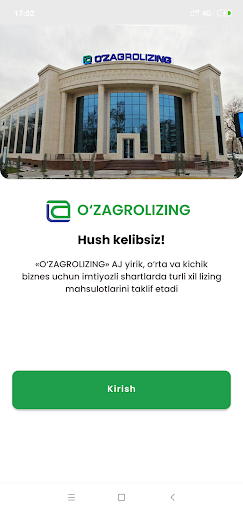 Android application O'ZAGROLIZING screenshort