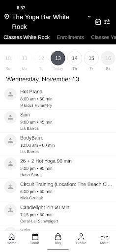 The Yoga Bar Screenshot 2 - AppWisp.com