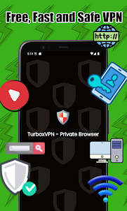 TurboxVPN - Private Browser