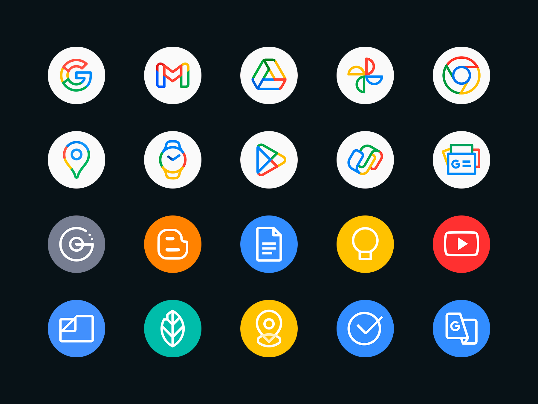 Delux - Round Icon pack Android Download for Free - LD SPACE