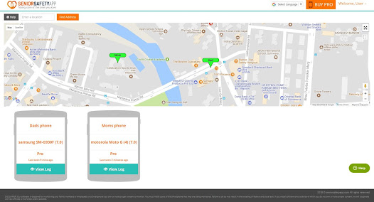Captura de Pantalla 7 Senior Safety App, GPS & Falls android