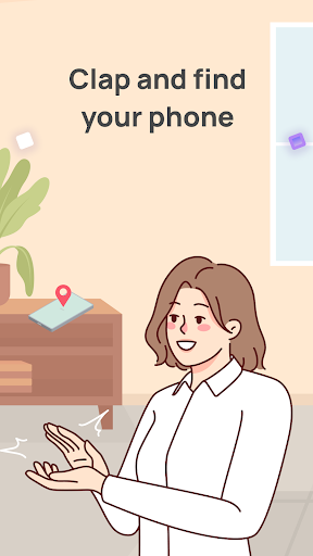 Android application Find My Phone By Clap, Whistle screenshort