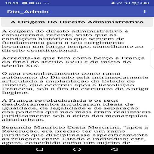 Android application ARCA Artigos e textos screenshort