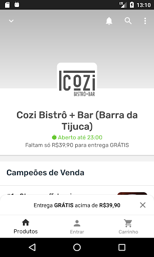 Cozi Bistrô + Bar Screen 2