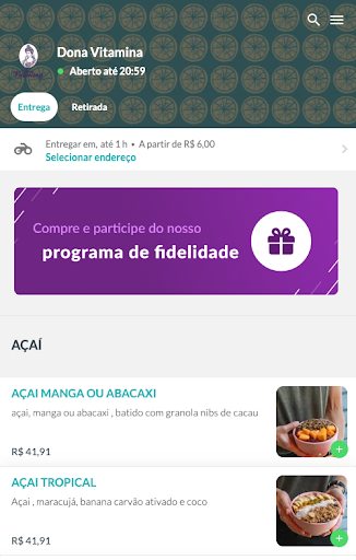 Android application Dona Vitamina screenshort