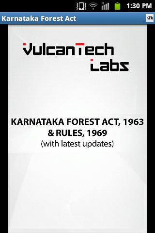 Karnataka Forest Act & Rules - 1.6 - (Android)