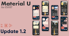 Material U Android 12 widgetsのおすすめ画像3