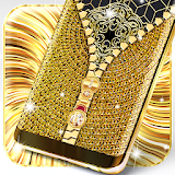 Gold lock screen icon