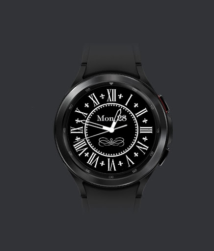 Android application simple retro watchface screenshort
