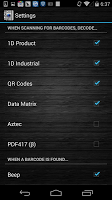 screenshot of Barcode Scanner Pro