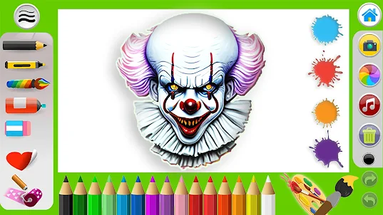 Pennywise Coloring Book ASMR