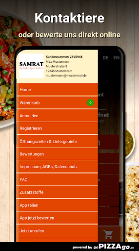 Samrat Indisches Restaurant Mü Screen 3