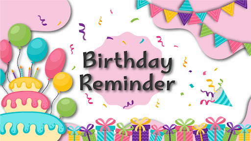 Android application Birthday Reminder screenshort