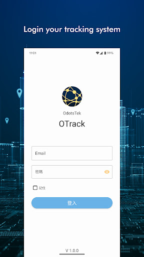 Android application OTrack screenshort