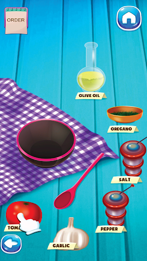 Kids Pizza Maker Cooking Game