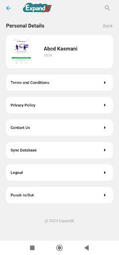 ExpandX ERP Screen 2