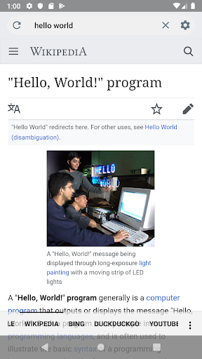 FastEngine - Search Web Screen 3