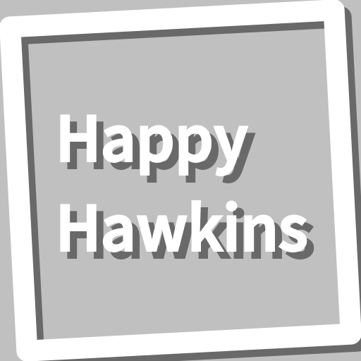 Book, Happy Hawkins logo