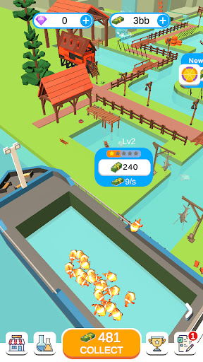 My Fishery Idle Screen 2