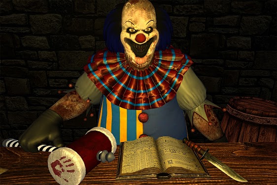 #4. Scary Clown Scary Adventure 3D (Android) By: Smoke Gaming Studio