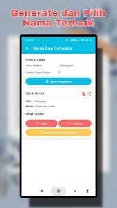 Nama Bayi Generator Indonesia