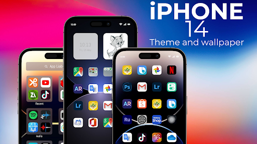 iPhone 14 Launcher for Android Screen 2