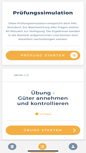 Lagerlogistik (Fachkraft) Screen 2