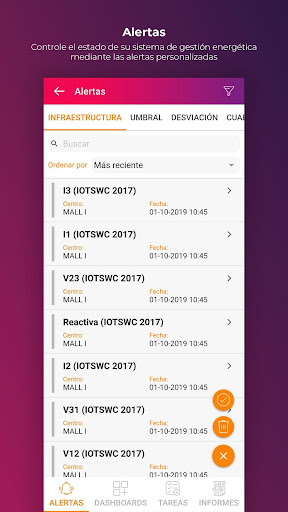 Android application Kallpa Clientes screenshort