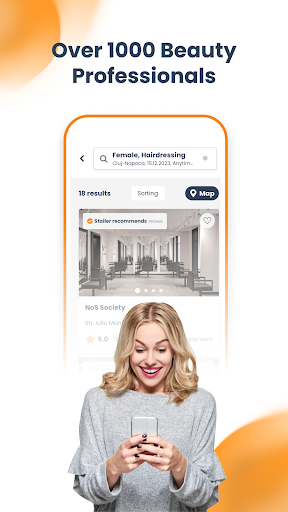 Stailer - Beauty Booking Screen 3