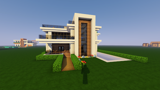 Minecraft 的現代房屋地圖