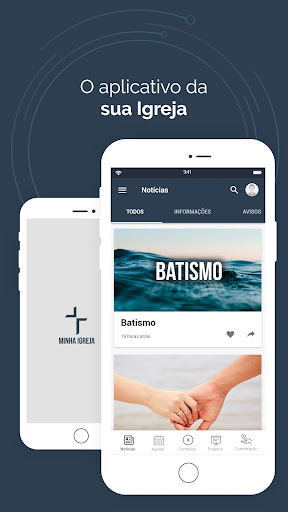 Android application Minha Igreja screenshort