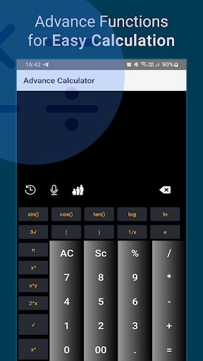 Advance Calculator Screen 3
