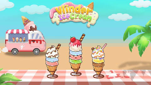 Vlinder Ice Cream dressup gameのおすすめ画像1
