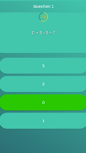 Math Games - Quiz Game