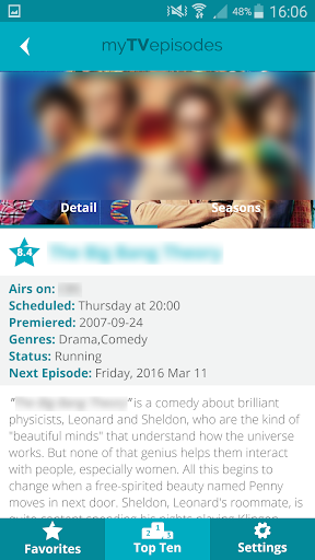 My TV Episodes Screen 2