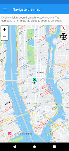Android application ThinkGeo Maps for .NET Xamarin screenshort