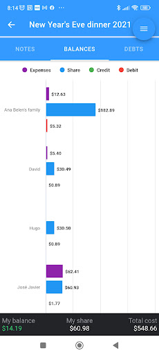 Split expenses online 3