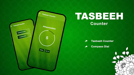 Tasbeeh Counter with Compass
