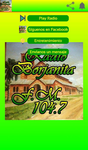 Android application Radio Borjanita FM 104.7 screenshort